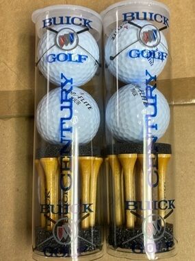 NEW Buick Sleeve of Golf Balls and tees - 2